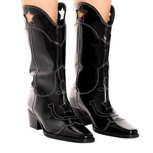 Ganni cowboy boots